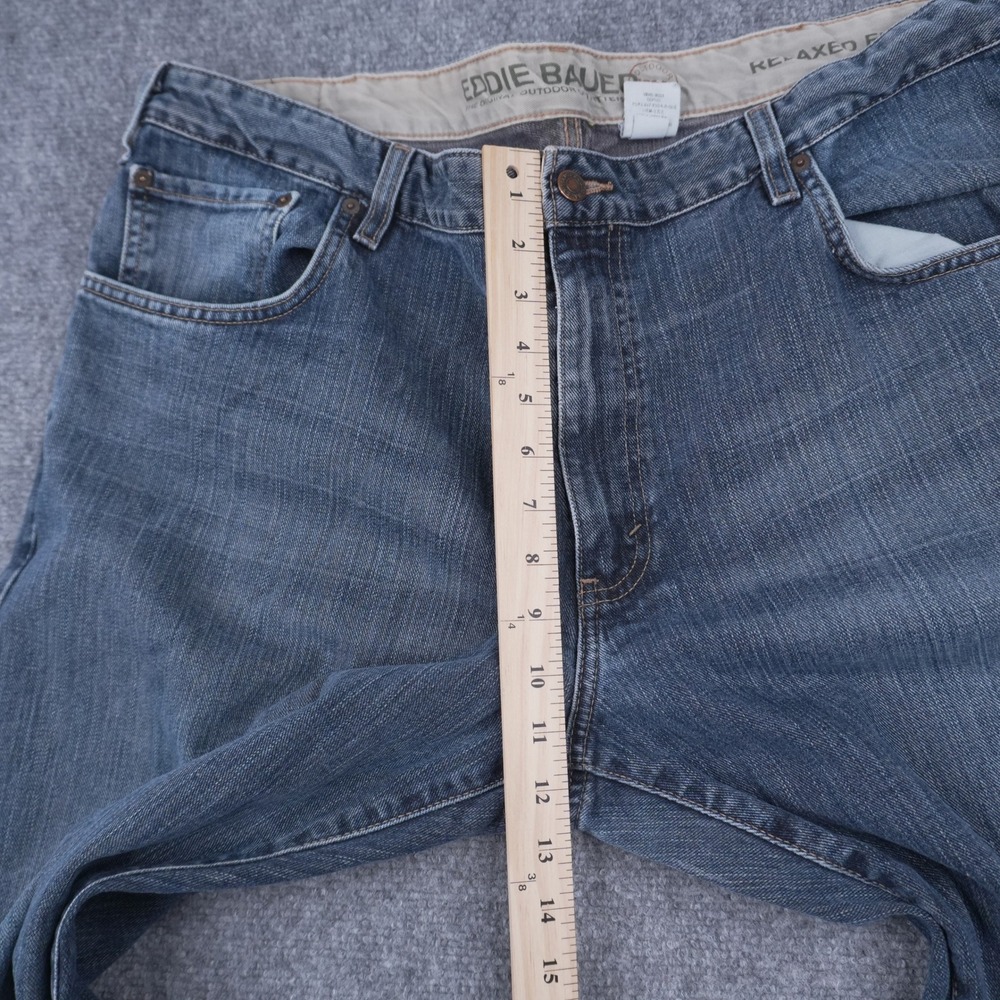 Eddie Bauer Relaxed Fit Jeans Mens 40x32 Blue Medium Wash Denim Cotton 1920 - Picture 7 of 10